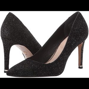 EUC Kenneth Cole black sparkly heels (7.5)